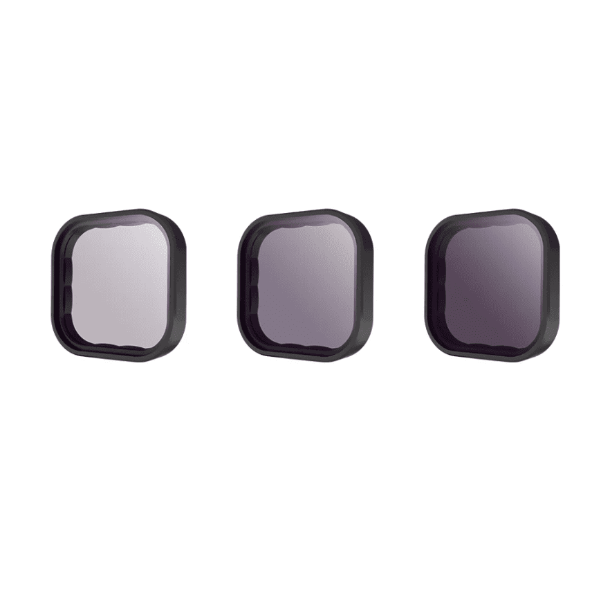 Telesin 8/16/32 ND filter set for GoPro Hero 9 / Hero 10 / Hero 11 / Hero 12 / Mini (GP-FLT-902)