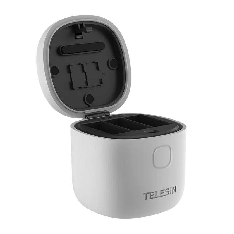 3-slot waterproof charger Telesin Allin box + 2 batteries for GoPro Hero 12 / 11 / 10 / 9 - Image 2