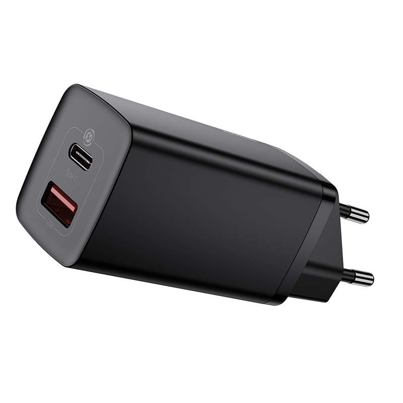 Quick Travel Charger Baseus GaN2 Lite USB+C 65W EU (black) - Image 3