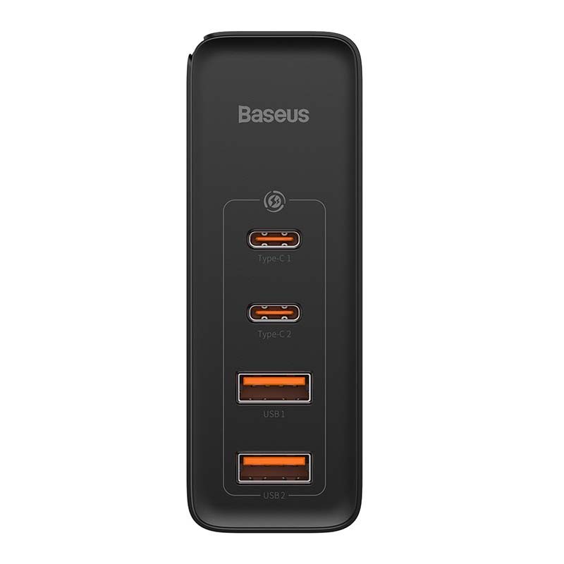 Travel Charger Baseus GaN2 Pro Quick 2x USB + 2x USB-C, 100W, EU (Black) - Image 6
