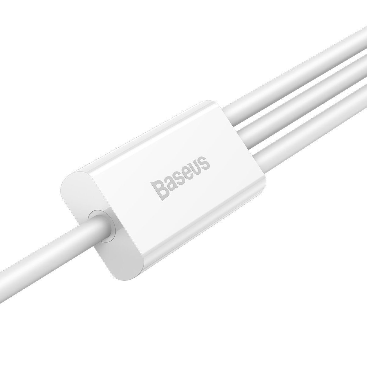 USB cable 3in1 Baseus Superior Series, USB to micro USB / USB-C / Lightning, 3.5A, 1.5m (white) - Image 4