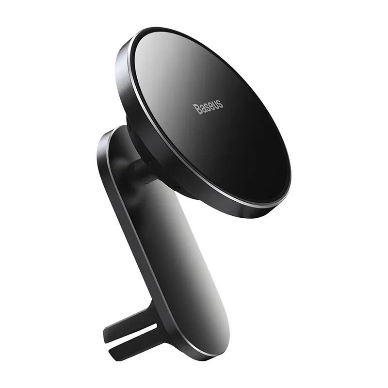 Baseus Big Energy car mount with wireless charger 15W for Iphone 12 / Iphone 13 (Black) - Image 4