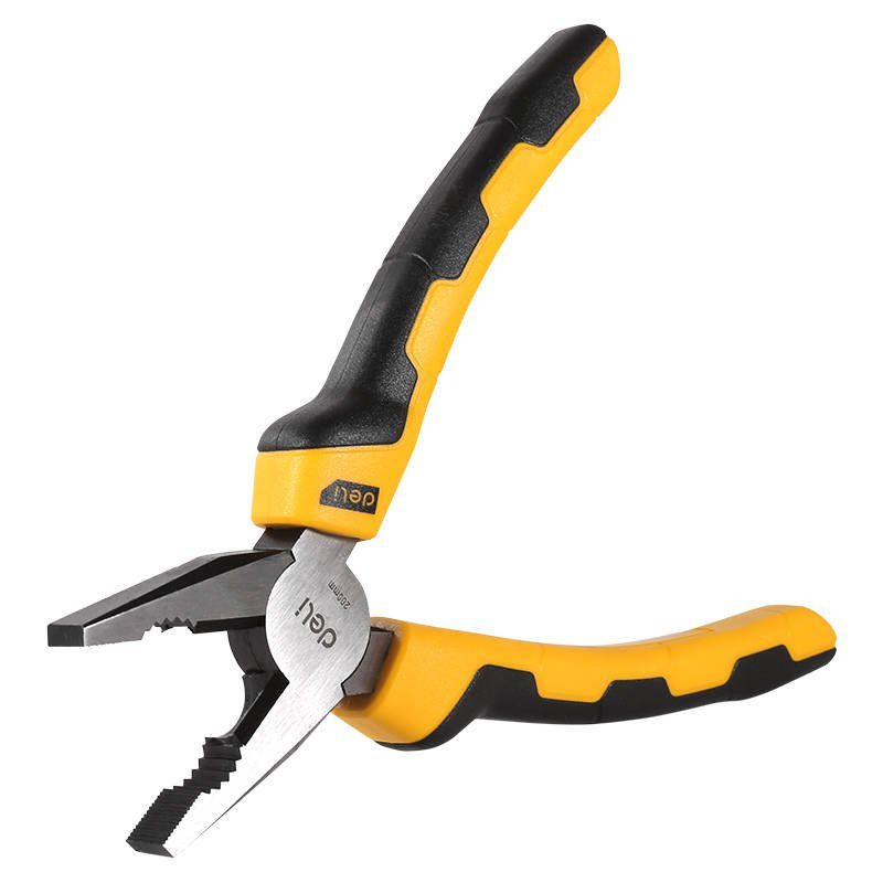 Combination pliers 8" Deli Tools EDL2008 (yellow) - Image 2