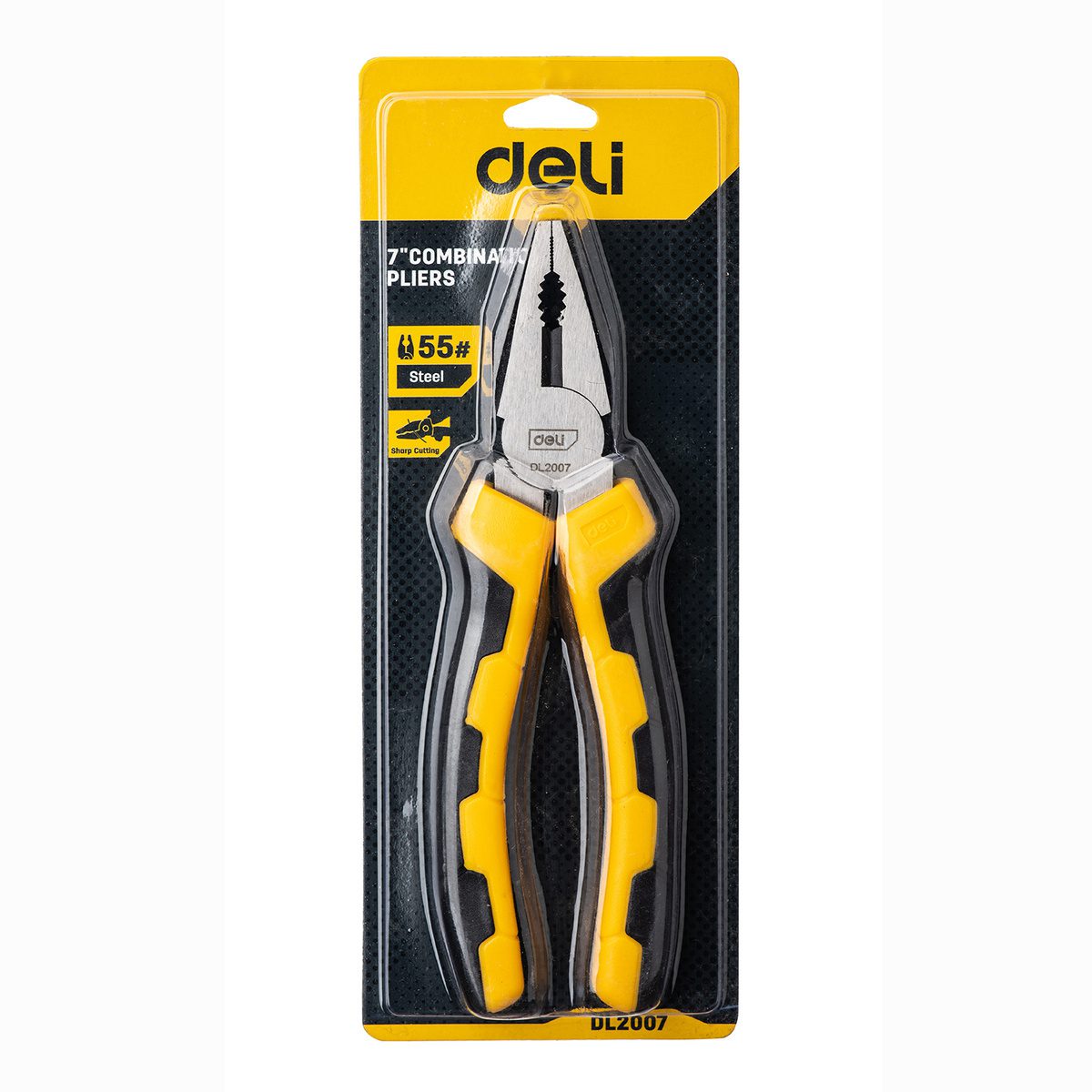Combination pliers 7" Deli Tools EDL2007 (yellow) - Image 5