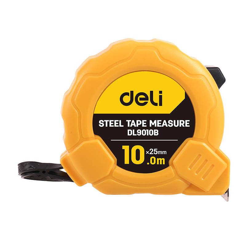 Steel Measuring Tape 10m/25mm Deli Tools EDL9010B (yellow) - Image 2