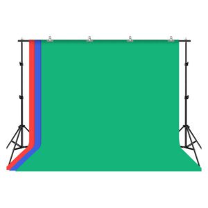 Puluz 2x3m photo backdrop set/stand + photo backdrops 3 pcs PKT5205