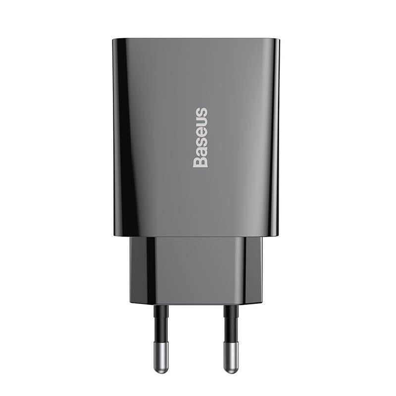 Baseus Speed Mini Quick Charger, USB-C, PD, 3A, 20W (black) - Image 2