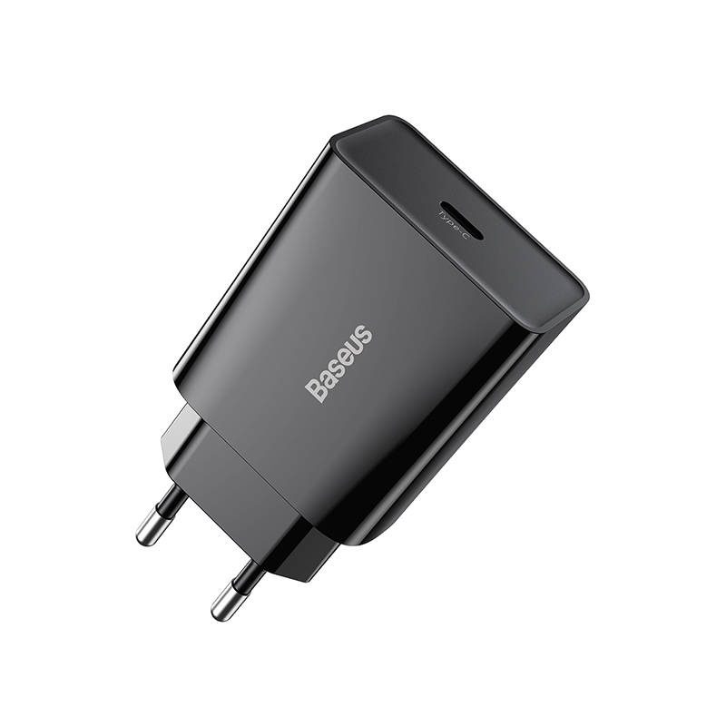 Baseus Speed Mini Quick Charger, USB-C, PD, 3A, 20W (black) - Image 4
