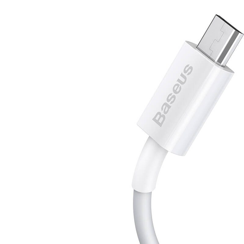 Baseus Superior Series Cable USB to micro USB, 2A, 1m (white) - Image 3