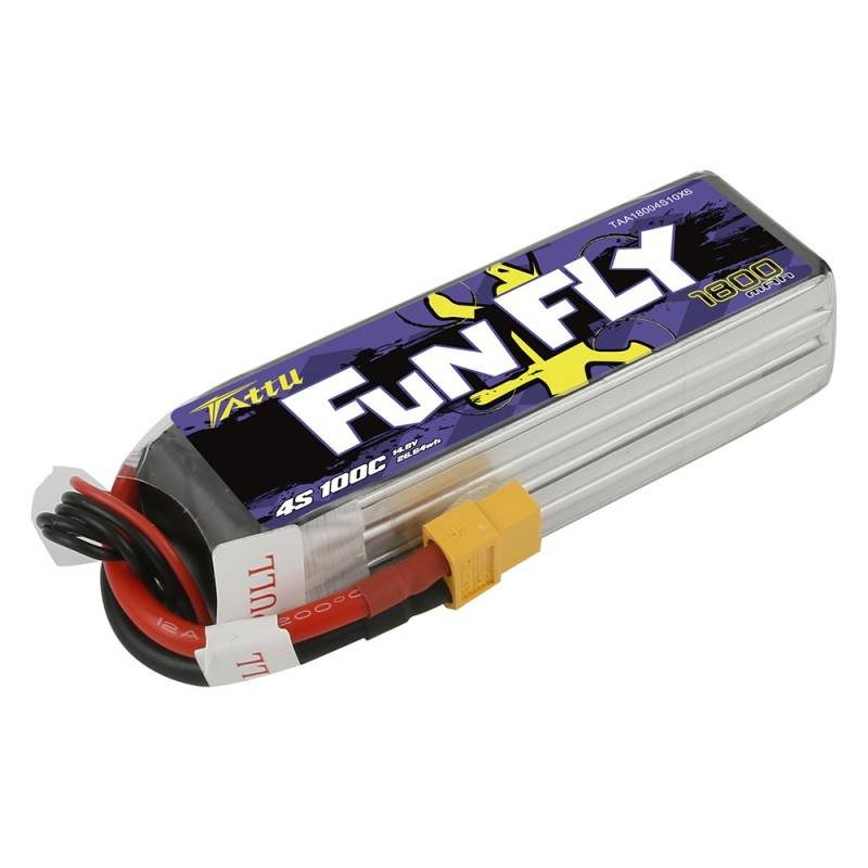 Tattu Funfly 1800mAh 14.8V 100C 4S1P XT60 battery - Image 2