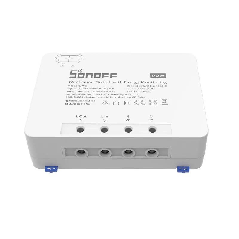 Sonoff POWR3 smart WiFi switch with current measurement function