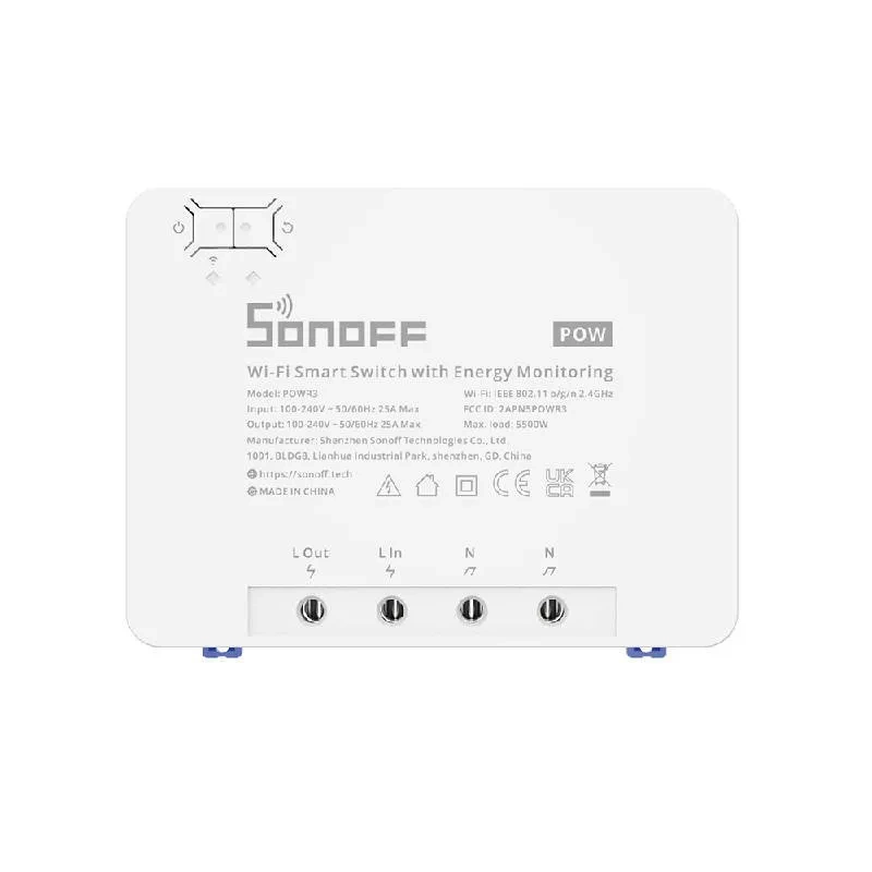 Sonoff POWR3 smart WiFi switch with current measurement function - Image 2