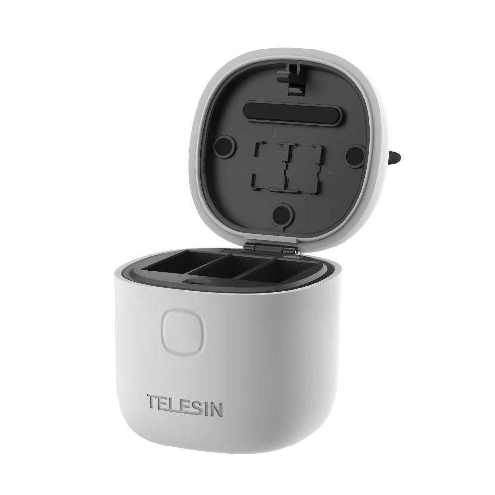 3-slot waterproof charger Allin box Telesin for GoPro Hero 12 / Hero 11 / Hero 10 / Hero 9 - Image 3