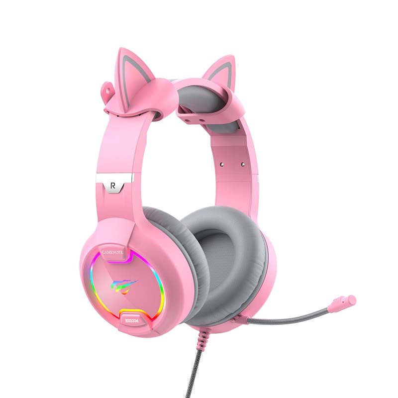 Gaming headphones Havit GAMENOTE H2233d RGB (pink) - Image 4