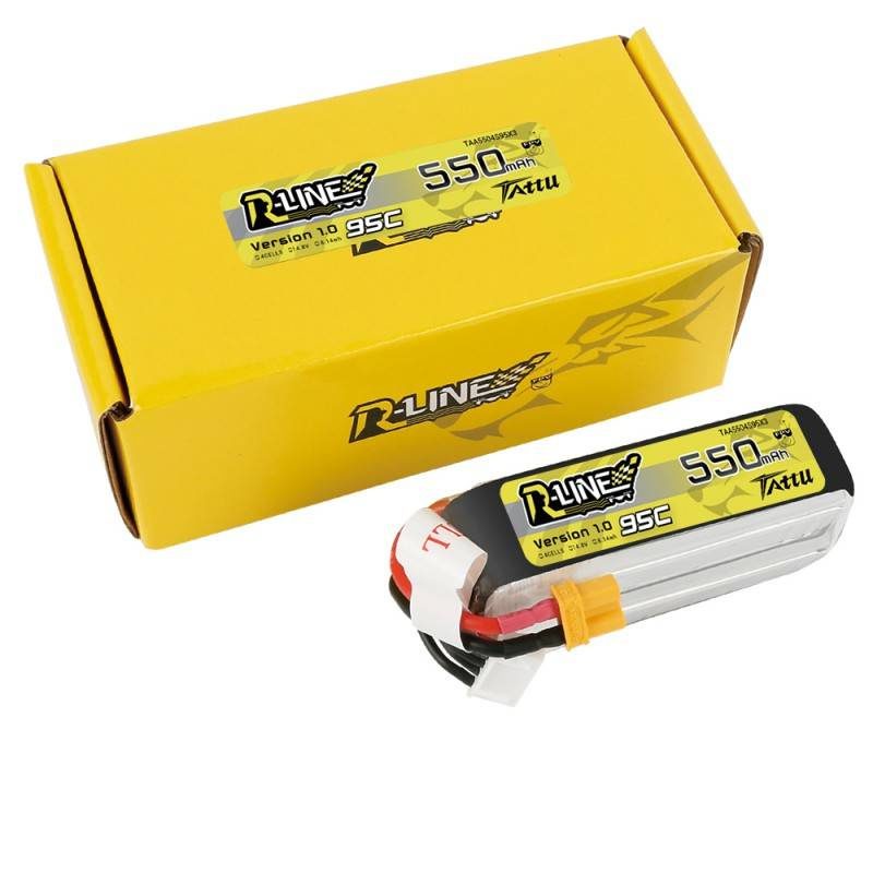 Battery Tattu R-Line 550mAh 14.8V 95C 4S1P - Image 5