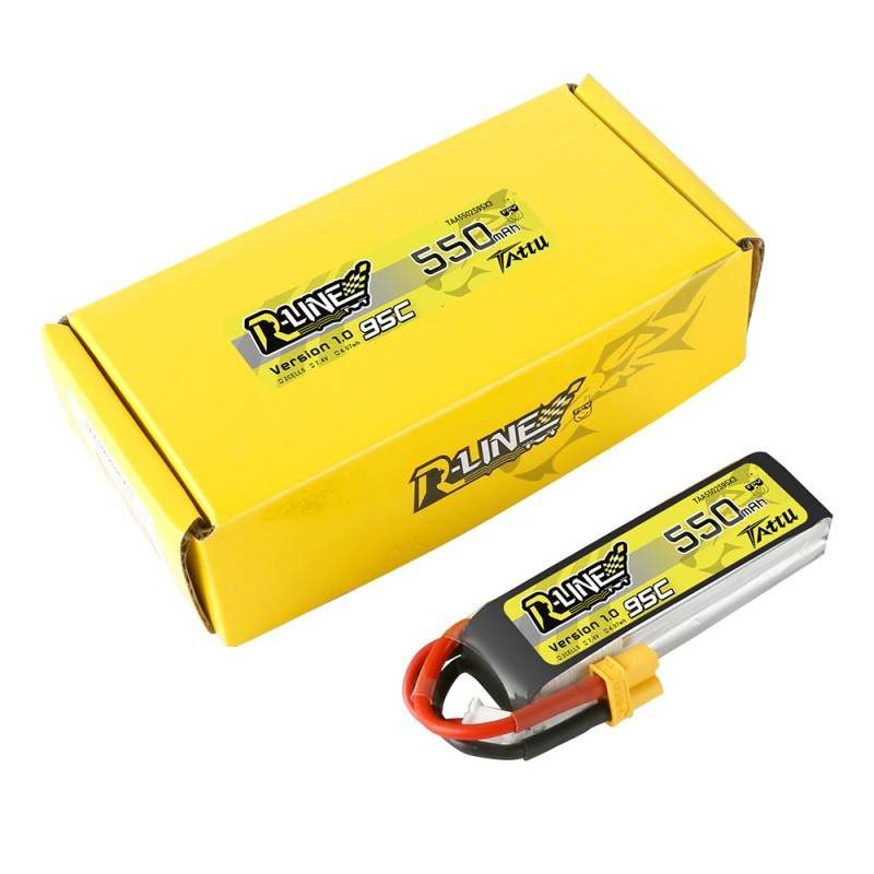 Battery Tattu R-Line 550mAh 7.4V 95C 2S1P XT30 - Image 5