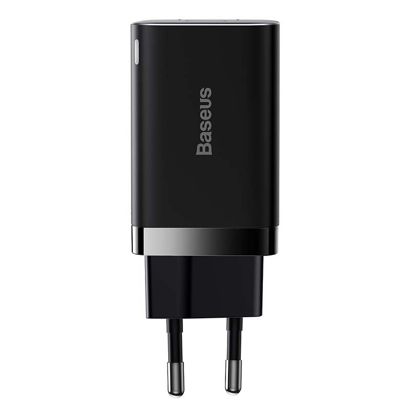 Baseus Super Si Pro Quick Charger USB + USB-C 30W (black) - Image 2