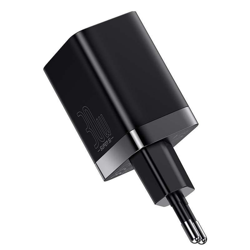 Baseus Super Si Pro Quick Charger USB + USB-C 30W (black) - Image 4