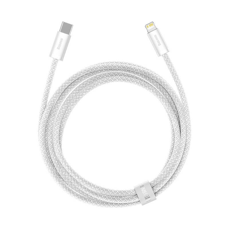 USB-C cable for Lightning Baseus Dynamic Series, 20W, 2m (white) - Image 3