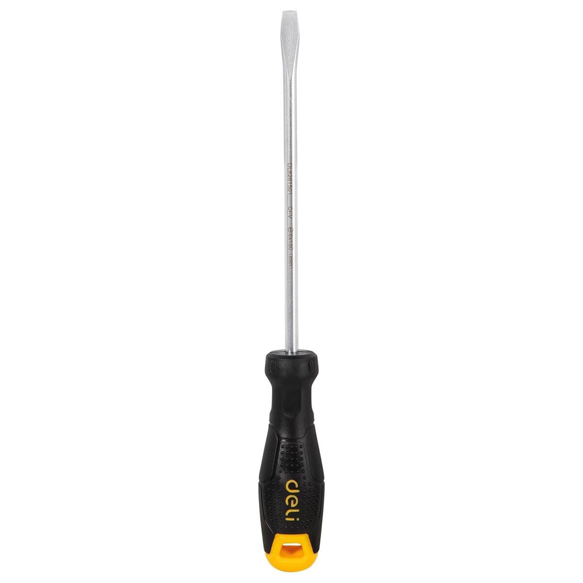 Slotted Screwdriver 6x150mm Deli Tools EDL6261501 (black)