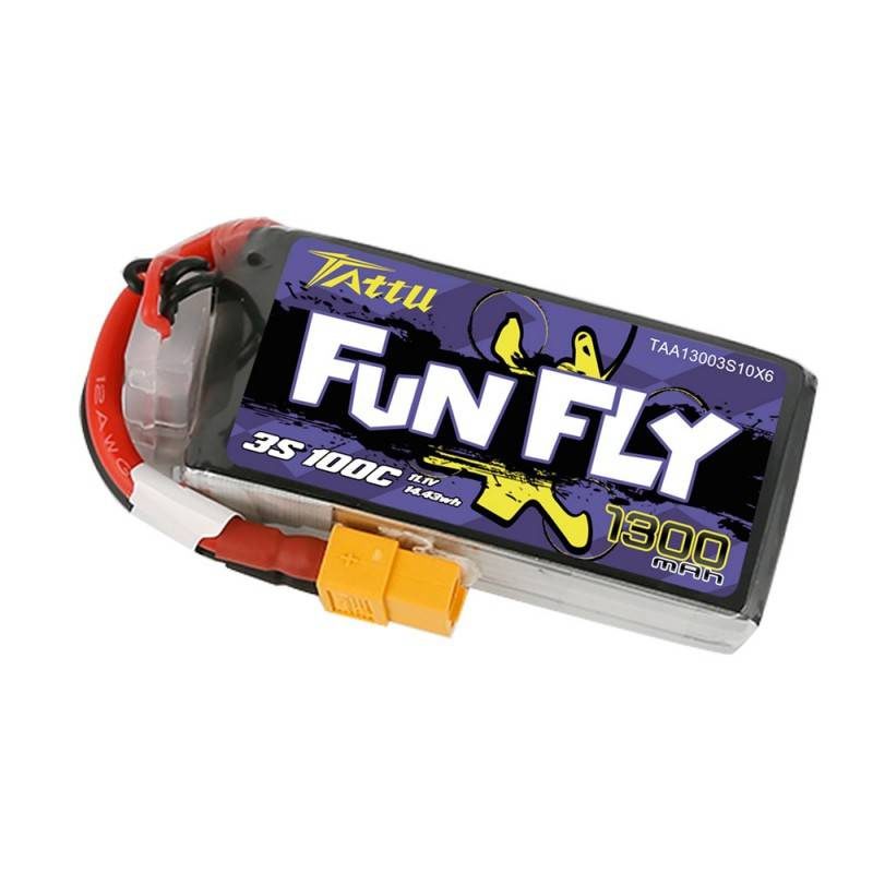 Battery Tattu Funfly 1300mAh 11,1V 100C 3S1P - Image 3