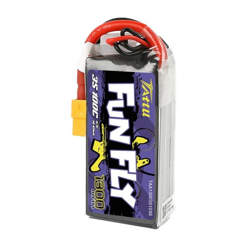 Battery Tattu Funfly 1300mAh 11,1V 100C 3S1P - Image 4
