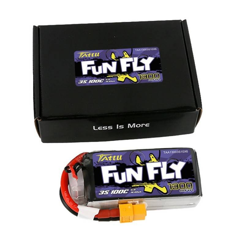 Battery Tattu Funfly 1300mAh 11,1V 100C 3S1P - Image 5