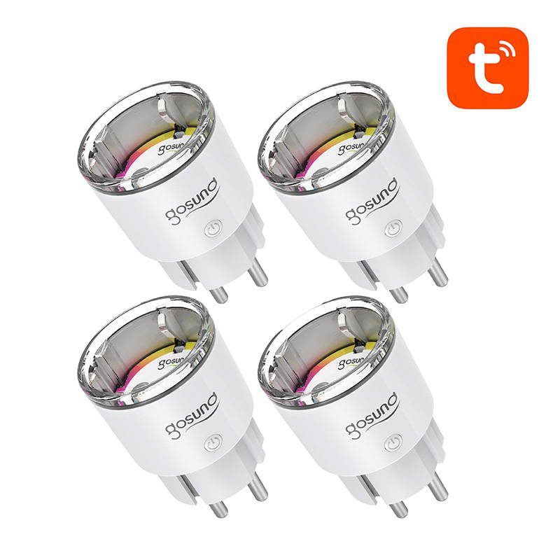Gosund EP2 WiFi smart socket, 4 pieces (four-pack) 10A Tuya - Image 2