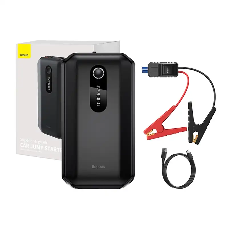 Baseus Super Energy Car Jump Starter 10000mAh, 1000A, USB (black)