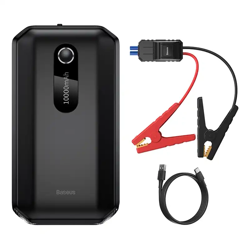 Baseus Super Energy Car Jump Starter 10000mAh, 1000A, USB (black) - Image 2