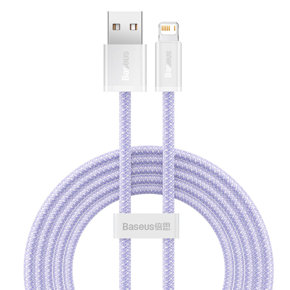 Baseus Dynamic cable USB to Lightning, 2.4A, 2m (Purple) - Image 2