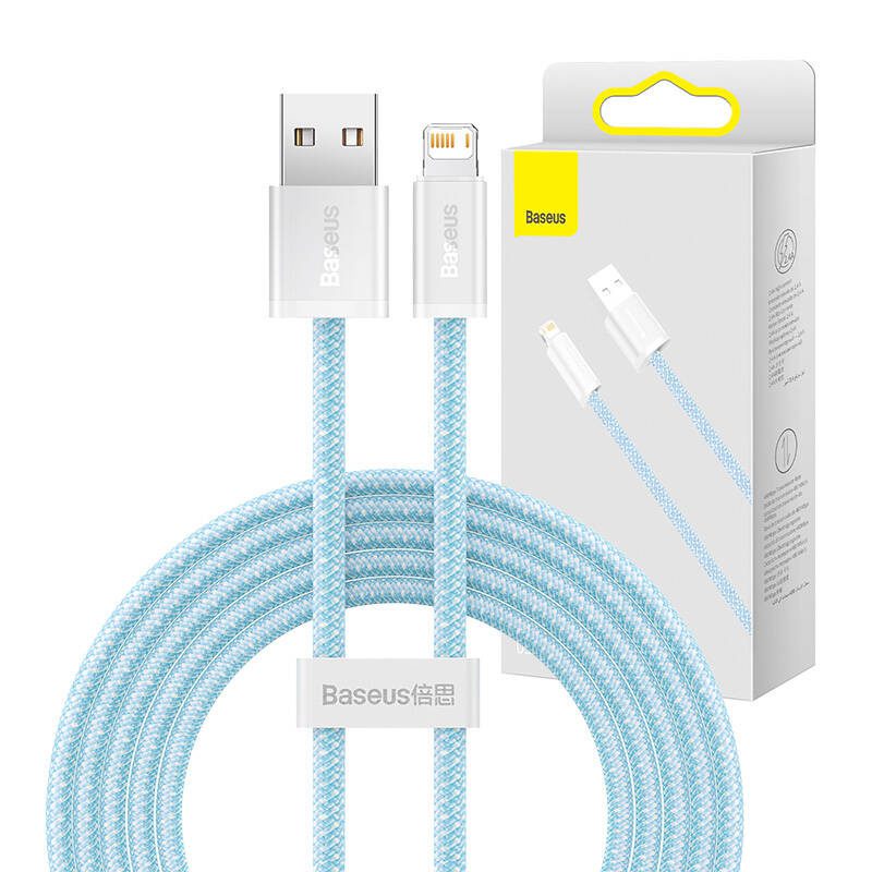 Baseus Dynamic cable USB to Lightning, 2.4A, 2m (blue) - Image 6