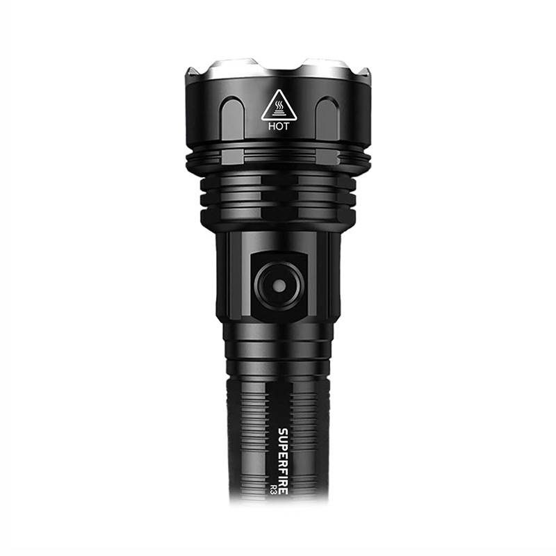 Superfire R3 P90 flashlight, 2000 lm, USB, 36 W, 5 modes, 350 m - Image 3