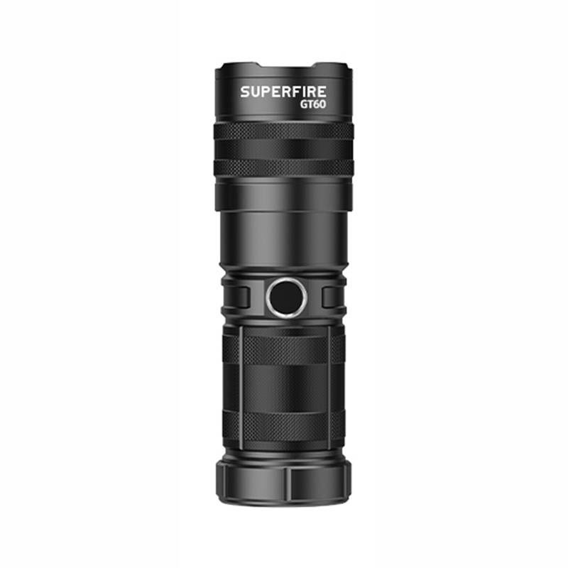 Superfire GT60 flashlight - 2600 lm, 2 modes, USB-C - Image 3