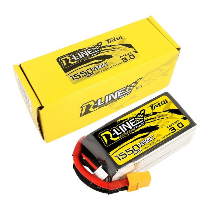 Battery Tattu R-Line Version 3.0 1550mAh 14,8V 120C 4S1P XT60 - Image 5