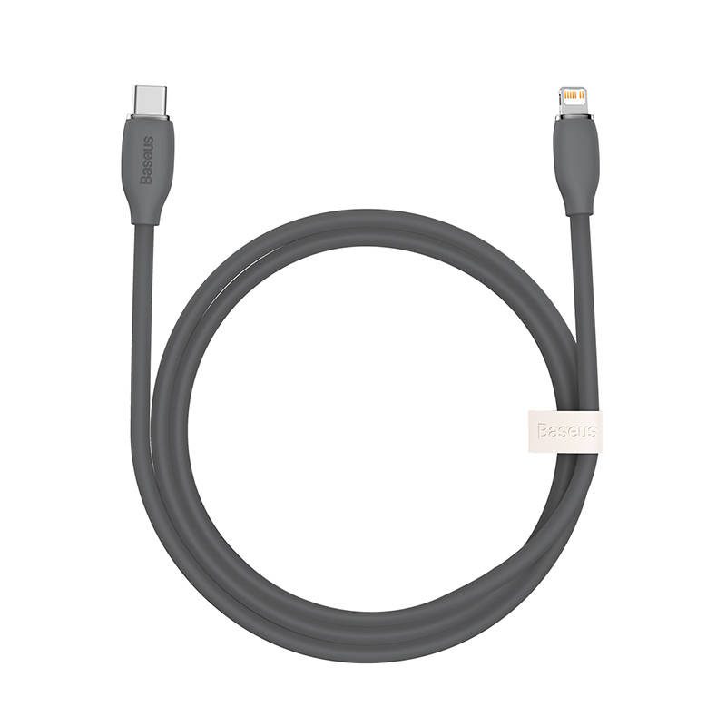 Baseus Jelly cable USB-C to Lightning, 20W, 1,2m (black)