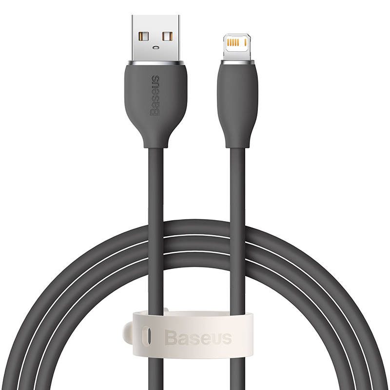 Baseus Jelly cable USB to Lightning, 2,4A, 1,2m (black) - Image 2