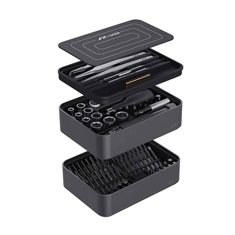 Screwdrivers, Tweezers, Ratchet Wrench, Set of 100 pcs, JIMI Home FM-3, - Image 2