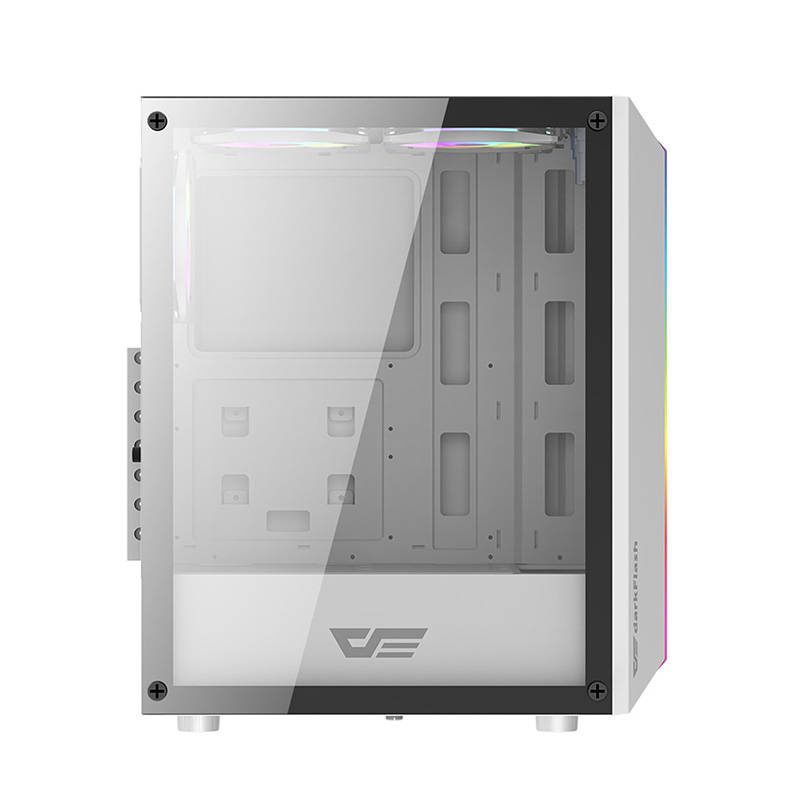 Darkflash DK151 LED computer case (white) + 3 RGB fans - Image 6