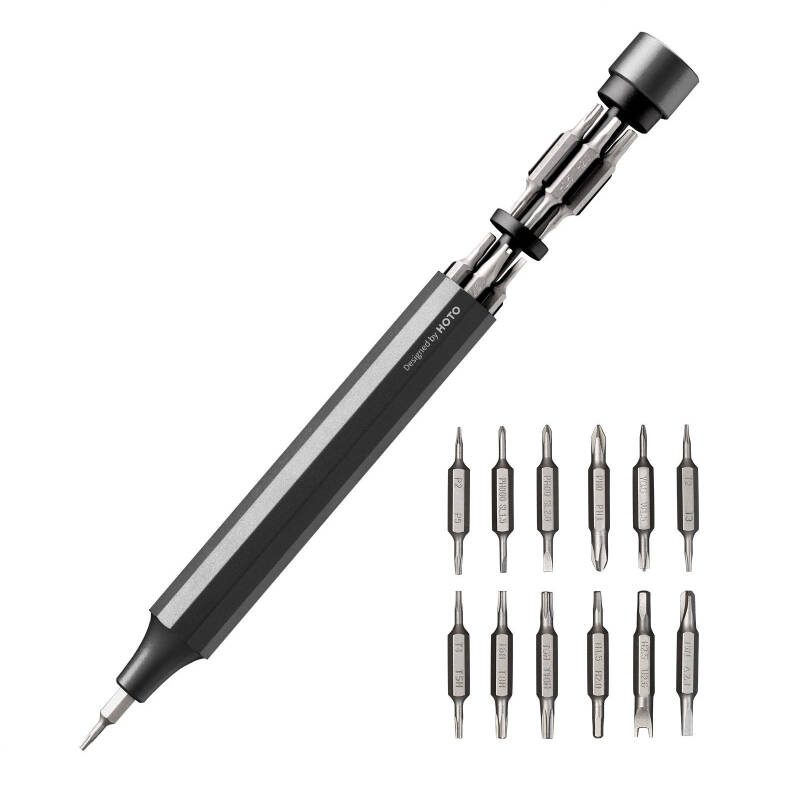 HOTO QWLSD004 precision screwdriver, 24 pieces (black)