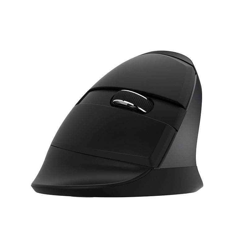 Wireless Vertical Mouse Delux M618Mini DB BT+2.4G 2400DPI (black) - Image 2