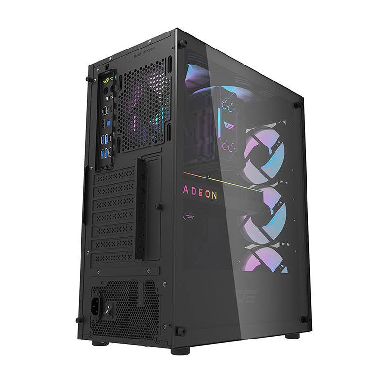 Darkflash DK352 Plus computer case (black) + 4 RGB fans - Image 3