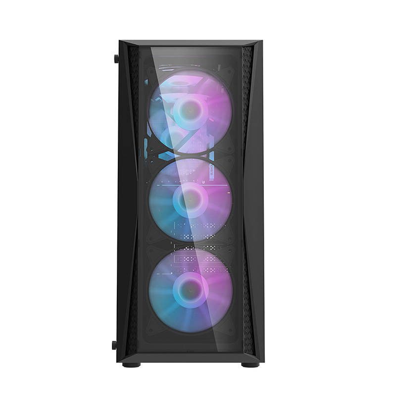 Darkflash DK352 Plus computer case (black) + 4 RGB fans - Image 2
