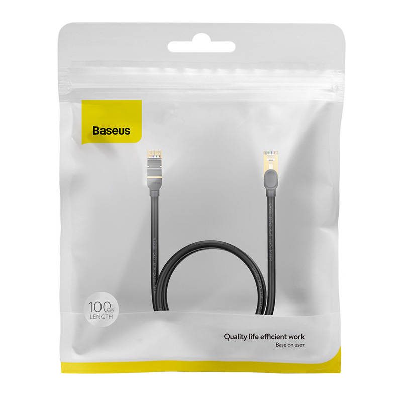 Baseus Ethernet RJ45, 10Gbps, 1m network cable (black) - Image 6