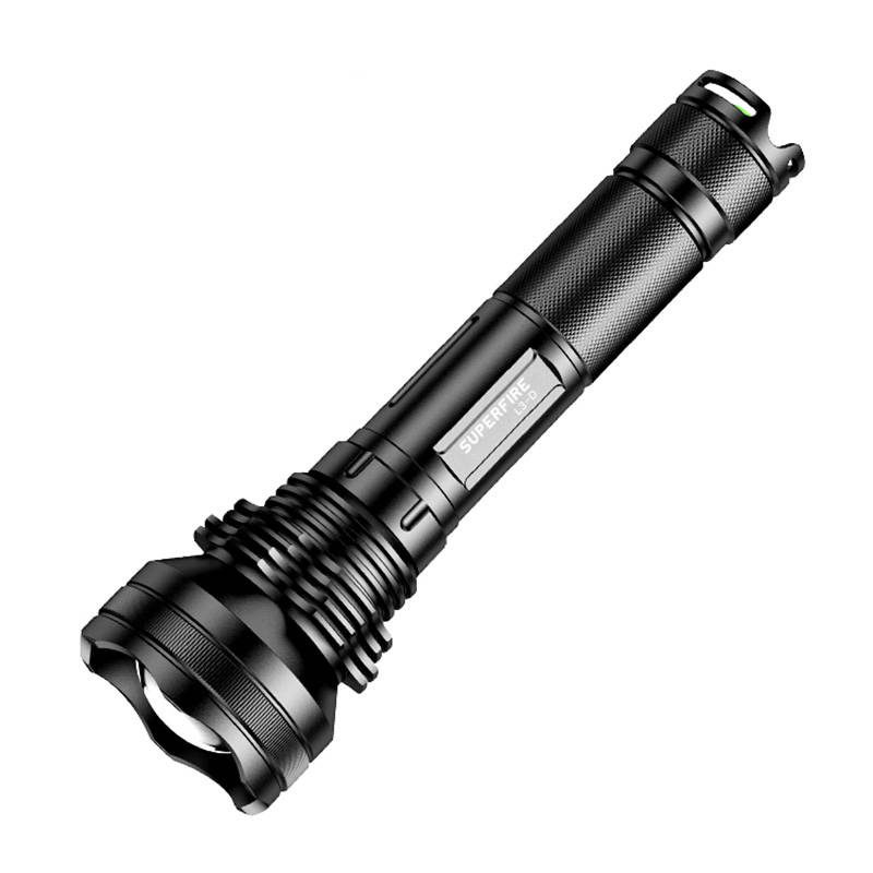 Superfire L3-D flashlight, 2700 lm, USB, 400 m, 5 modes