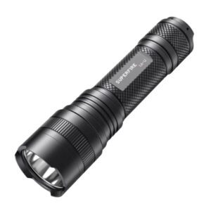 Superfire L6-U flashlight - 1480 lm, 330 m, 5 modes, 20W, USB-C