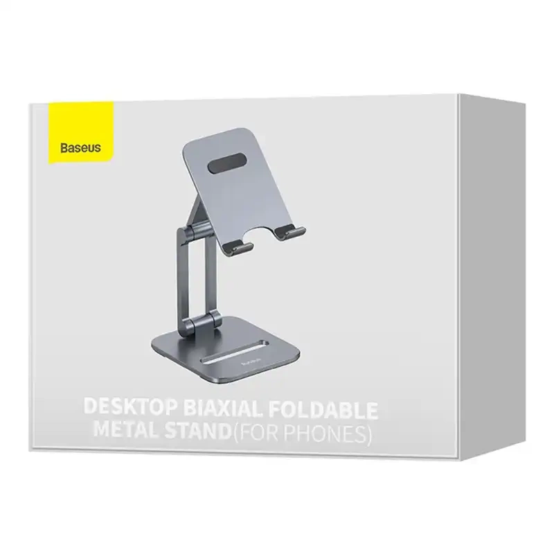 Stand holder Baseus Biaxial for phone (grey) - Image 5