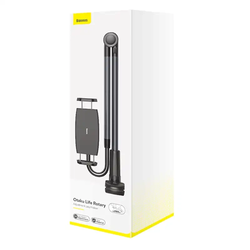 Phone / tablet rotary clip holder Baseus Otaku Life Rotary Pro (gray) - Image 6