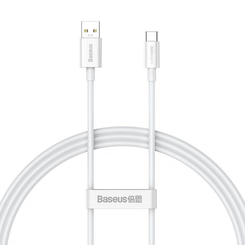 Baseus Superior Series Cable USB to USB-C, 65W, PD, 1m (white)