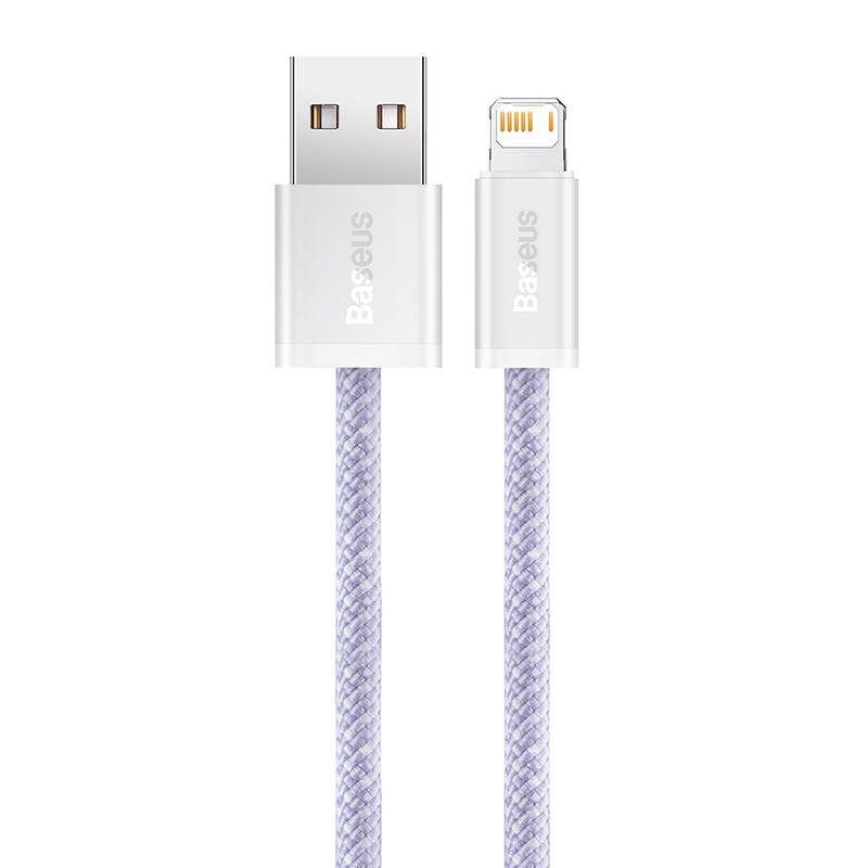 USB cable for Lightning Baseus Dynamic 2 Series, 2.4A, 2m (purple) - Image 3